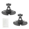 Jiawu Flexible Adhesive Helmet Mount, 2 Pack Action Camera Mount, Adjustable Mounting Adapter Base and Side Lock Buttons for Flat Curved Surfaces, Fit for All Sports Cameras view 1