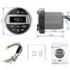 Boat Radio Media Player Marine Stereo MP3 Waterproof Audio FM AM Receiver Compatible with Marine Vessel Models ATV UTV SPA RZR view 2