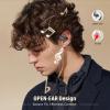 Open Ear Headphones, Bluetooth 5.4 Wireless Earbuds, HiFi Stereo Open Ear Buds with HD Mic, 50H Display LED Power Display Air Conduction Earbuds, IPX7 Lightweight Comfort Earphones for Sports Working view 2
