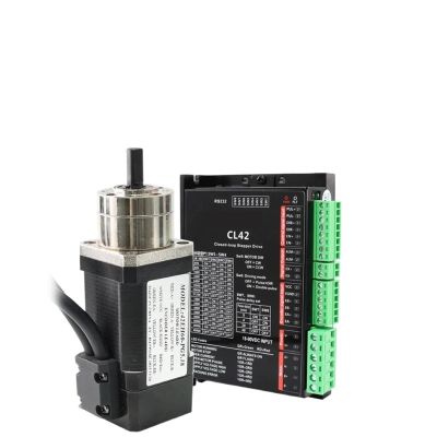 1pcs 42EP60-PG5.18-1 Planetary Ratio 3.71-1 deceleration Motor + Encoder Planetary deceleration Closed-Loop Stepper Motor +CL42 Drive(Ratio 139-1)