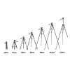 ADBWEKKF CB-3 Tripod 66.9 Inch Projector Camera Travel Portable Photography Stand view 2
