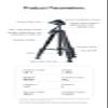 ADBWEKKF CB-3 Tripod 66.9 Inch Projector Camera Travel Portable Photography Stand view 3