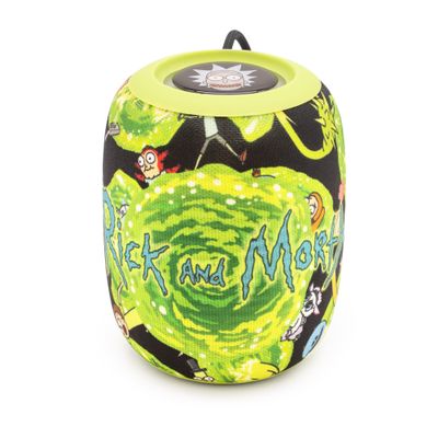 CultureFly Rick and Morty 360 BT Speaker, Multicolor, Plastic, Portable Bluetooth Speaker, Game Theme