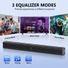 dotn Sound Bar, 80W Sound Bar for Smart TV, Bluetooth 5.3 Soundbar, 2 in 1 Detachable Home Speaker Bass Effect, Home Theater Surround Sound, ARC/Optical/AUX/Connections, for TV/PC/Gaming/Projectors view 3