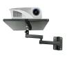 ADBWEKKF LCD-122PR-2 Universal Projector Wall Mount Bracket Full Motion 360 Rotation Tilt 8kg With Plate Soft Arm Foldable view 1
