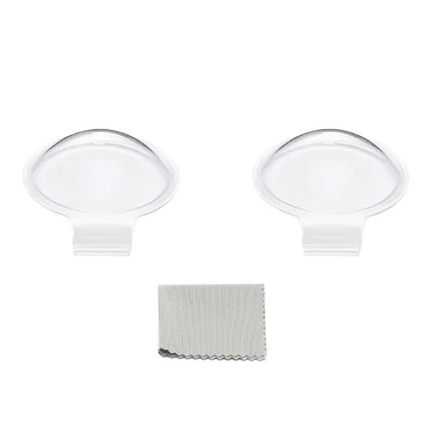 YLGBMFD Parts for DJI for Osmo 360 Transparent Lens for Panoramic Camera(2 Pieces)