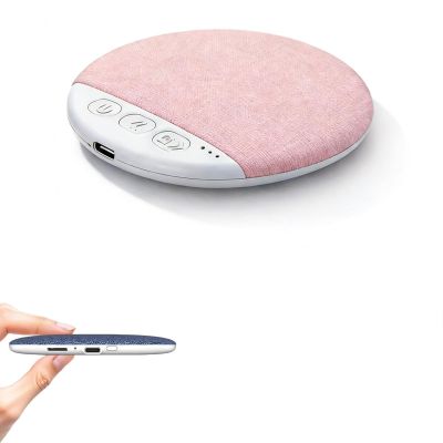 Bluetooth Pillow Speaker for Sleeping - Portable Bluetooth 5.4 Under Pillow Speaker with Built-in White Noise & Timer, Ultra-Thin Wireless Sleep Aid Speakers for Deep Sleep (Pink)