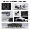 SMSL PL100PRO CD Player for Home Car CD Transport CS431312 Decoder Chip Preamplifier MQA Decoding RCA/XLR/3.5 mm/4.4 mm Headphone/Opt/Coa Digital Output with Remote Control-Black view 2