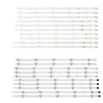 10 pcs LED strip For LC420DUE(SF)(R7) For 42LN548C-ZA 42LN570U 42LA6156 42LN6108 42LN610S 42LP630H 42LN5758 42WL10MS 42WL30MS(Original)