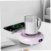 Coffee Mug Warmer for Desk, 2 in 1 Rechargeable Cup Warmer with Wireless Charging & Digital Display, Electric Mug Heater for Beverages, Milk & Tea, Coffee view 1