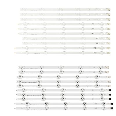 10 Pieces LED backlight strip FOR 42LA6134 42LA6154 42LA6200 42LN5708 6916L-1509A -1510A -1511A -1512A(Original)