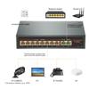 100mbps/1000mbps Gigabit 4/8/16/24 Ports 52V Standard POE Switch Ethernet Adapter(4 Ports) view 2