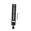 Akozon FNR 200 Camera Rail Nodal Slide, Dual Dovetail Slots and 10 1/4 inch Screw Holes, CNC Aluminum Alloy with High Precision Bubble Level, for Panorama Stitching and Macro Focus view 1