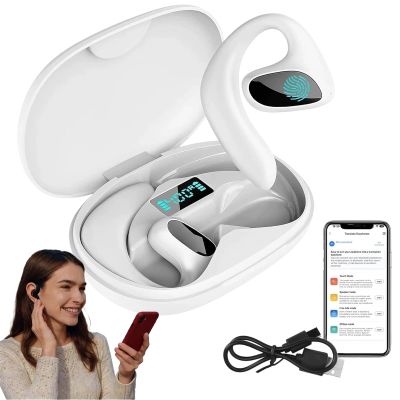 2026 New Translation Earbuds, Speak 144 Languages in Seconds with No Wi-Fi, No Complicated Apps, No Stress, Bluetooth Wireless Earphones for Travel, Business, Calls & Music (White)