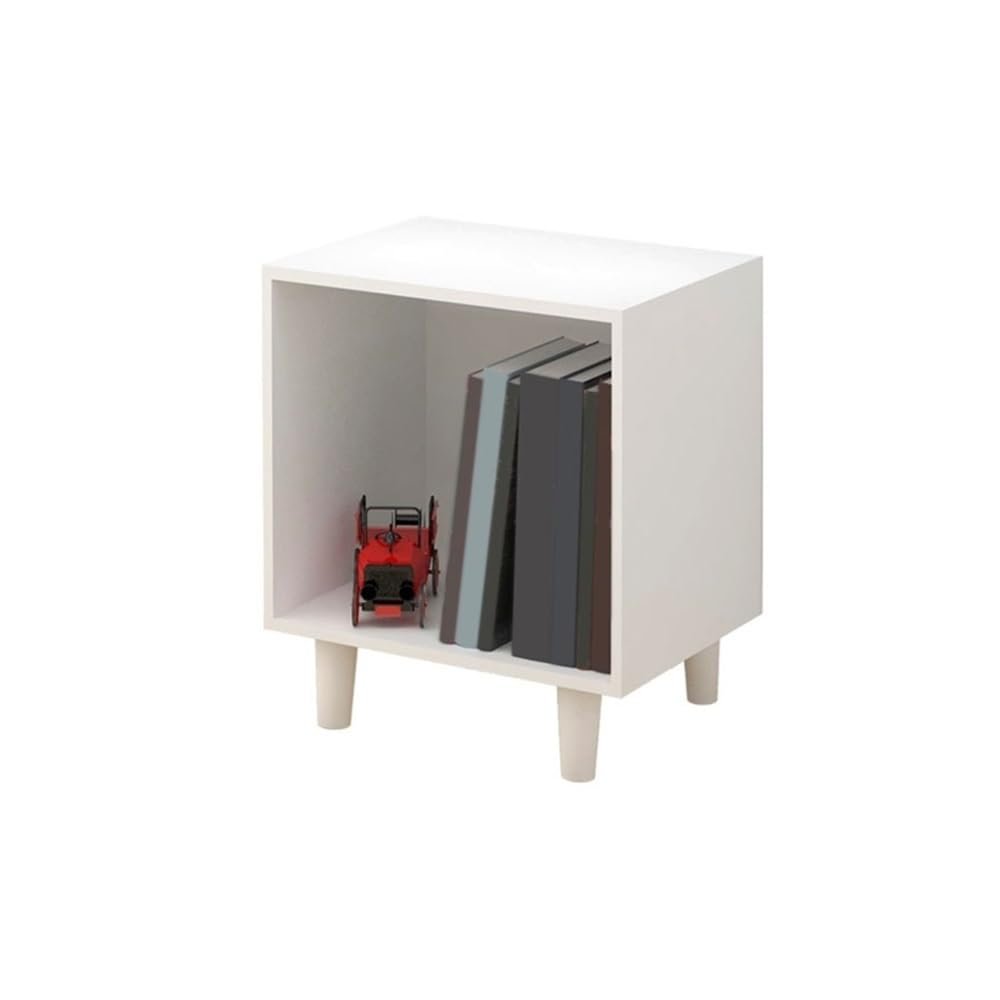 zhongxlla Record Holder, Open Floor Vinyl Record Cabinet Large Capacity Wooden Storage Display Rack