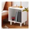 zhongxlla Record Holder, Open Floor Vinyl Record Cabinet Large Capacity Wooden Storage Display Rack view 3