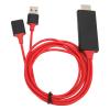 Aumotop Practical Full HD 1080P HDTV Cable Adapter for TV Display Projector, HD Multimedia Interface Cable Adapter for System, DDR 1GbitMemory (Red) view 1