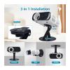 3 in 1 Stand Universal 1/4 Inch Screw Interface Mini Projector Bracket Desktop Projector Holder Table Projector Wall Mount Stand(Black) view 3