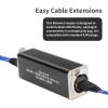 Denash RJ45 Cat6 Coupler Ethernet Extender Connector,Gold Plated RJ45 Extender Adapter,IP68 Water Proof Outdoor PoE Network for Cat5 Cat5e view 2