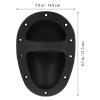 OSALADI 2pcs Recessed Speaker Cabinet Handles with Abs Material, Black Stage Audio Loudspeaker Handles for Professional Speaker Accessories and Replacement Parts view 2