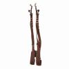 Funien Padded Leather Camera Strap Secure Adjustable Dual Shoulder Harness for Digital Camera, for Photographers and Videographers, Brown view 4