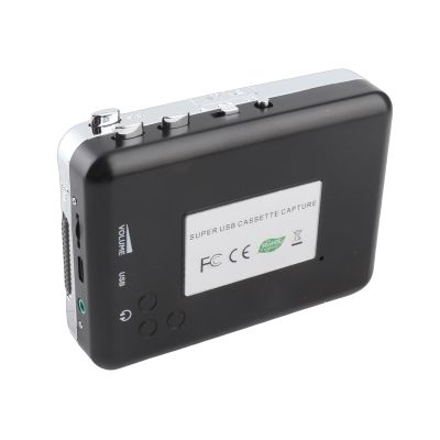 Aumotop USB Tape to MP3 Converter Portable Music Player for Old Songs Adapter for or Car Travelers