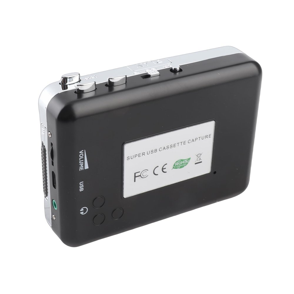 Aumotop USB Tape to MP3 Converter Portable Music Player for Old Songs Adapter for or Car Travelers