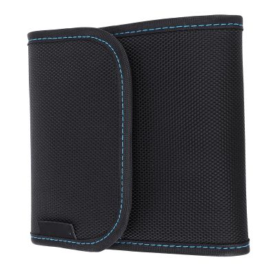 FILFEEL Nylon Lens Carry Case with 3 Pockets for 100mm & 95mm Round - Protective Storage Wallet