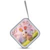 VTCTOASY Bunny Flower CD Case 40 Capacity Hard Plastic DVD Cases Portable Disc Wallet Storage Binder Heavy Duty VCD Storage Box Large Media Binder for Car Home Office Travel view 3