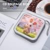 VTCTOASY Bunny Flower CD Case 40 Capacity Hard Plastic DVD Cases Portable Disc Wallet Storage Binder Heavy Duty VCD Storage Box Large Media Binder for Car Home Office Travel view 4