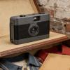 XUMIUZIY 35mm Film Camera, Vintage Style Reusable Camera with Built in Flash, for Travel Photography and Special Events (Black) view 3