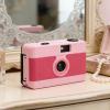 XUMIUZIY 35mm Film Camera, Vintage Style Reusable Camera with Built in Flash, for Travel Photography and Special Events (Pink) view 4