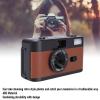 XUMIUZIY Film Camera, Reusable Vintage Style 28MM F8 Lens Built in Flash, with 3 Rolls of Film, for Photography Beginners and Professionals view 2