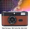 XUMIUZIY Film Camera, Reusable Vintage Style 28MM F8 Lens Built in Flash, with 3 Rolls of Film, for Photography Beginners and Professionals view 3