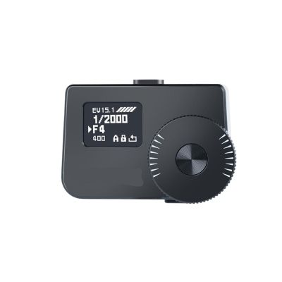 AH-M1 Light Meter 0.66" OLED Screen Real-time Metering ISO5-ISO6400 for Camera Photography Shooting(AH-M1 Black)