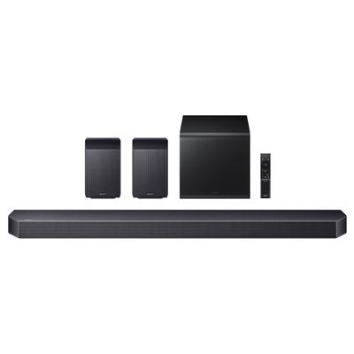 Samsung Q-Series Soundbar HW-Q930F 9.1.4 ch Subwoofer & Rear Speaker (2025), Wireless Dolby Atmos, 17 Speaker