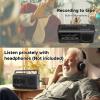 EBTOOLS Portable Cassette Player Recorder, Cassette to MP3 Converter with USB and AM FM Radio, Built in Speaker and Microphone, for Music Lovers and Audio Recording (US Plug) view 3