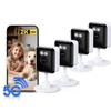 2.4/5GHz Home Cameras Indoor, 2K Security Camera Indoor for Dog/Pet/Nanny/Baby with US Phone App, AI Text Recognition, Smart Search, Color Night Vision,2 Way Talk Mini Cam,Human Detection,4 Packs view 1