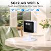 2.4/5GHz Home Cameras Indoor, 2K Security Camera Indoor for Dog/Pet/Nanny/Baby with US Phone App, AI Text Recognition, Smart Search, Color Night Vision,2 Way Talk Mini Cam,Human Detection,4 Packs view 3