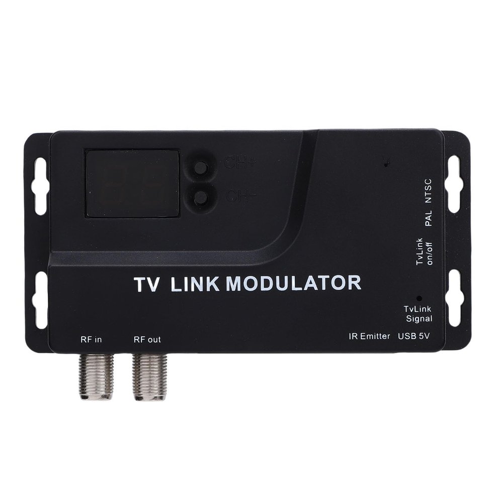 Dpofirs to RF Modulator, 1080P HD Coaxial Converter with Channel Selector, for TV Game Console DVD Set Top Box and Old TVs