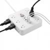 16-in-1 Surge Protector Power Strip with 12 AC Outlets, 4 USB Ports (2 USB-C & 2 USB-A) | 10A Overload Protection, Flat Plug Extension Cord for Home Office Gaming Travel (White, 6FT) view 2