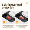 16-in-1 Surge Protector Power Strip with 12 AC Outlets, 4 USB Ports (2 USB-C & 2 USB-A) | 10A Overload Protection, Flat Plug Extension Cord for Home Office Gaming Travel (White, 6FT) view 4