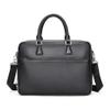 Briefcase Men's Cowhide Laptop Bag With Password Lock Top For Business Travel view 1