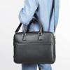Briefcase Men's Cowhide Laptop Bag With Password Lock Top For Business Travel view 2