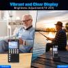 Eujgoov Dual Architecture Full Band Radio with Touchscreen, 5.0, HiFi, 820mm Antenna, 2.4in Screen for AM FM LW MW SW Air SSB Bands view 4