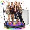 360 Photo Booth with LED Ring Light view 1