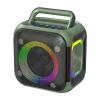 Aoresac Portable RGB Wireless Speaker, 30W High Power with BT 5.4 Technology, Strong Bass and RGB Lights for Party, Travel (Green) view 1