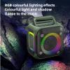 Aoresac Portable RGB Wireless Speaker, 30W High Power with BT 5.4 Technology, Strong Bass and RGB Lights for Party, Travel (Green) view 4