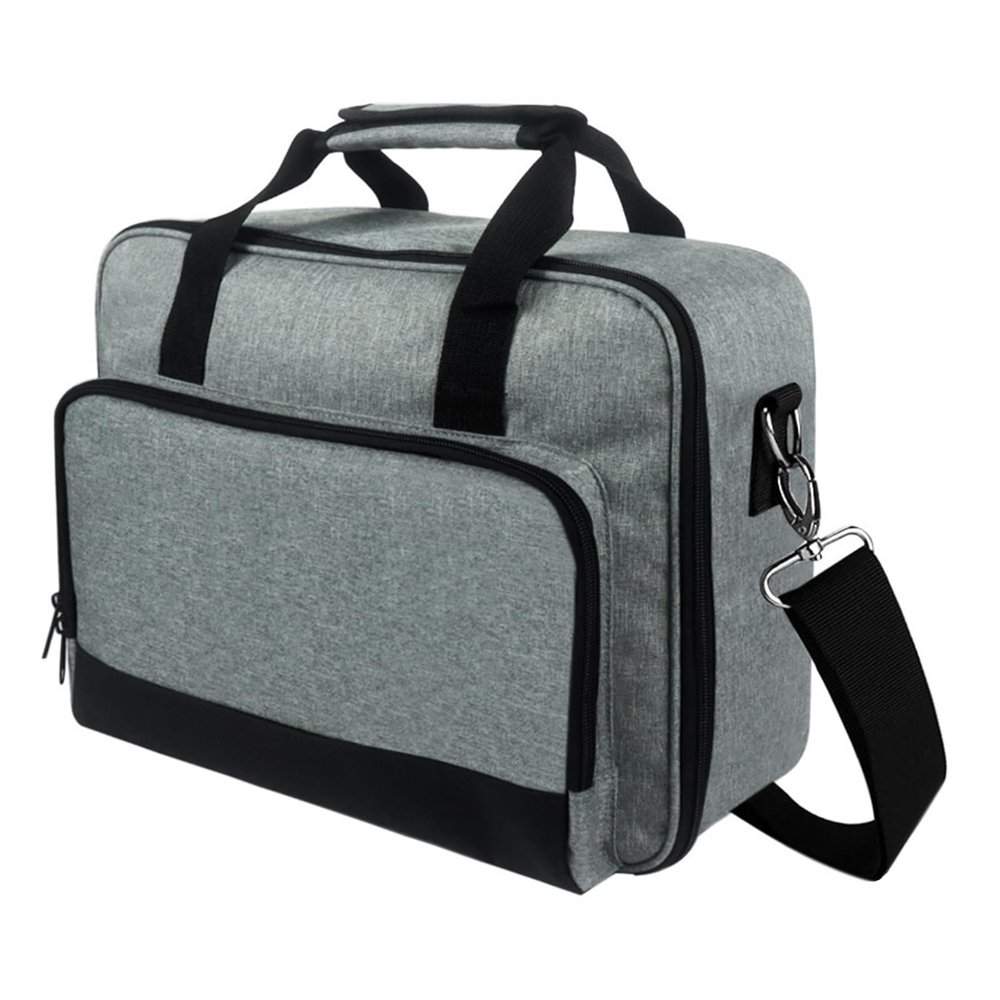 Sturdy Projector Storage Bag with Customizable Compartments and Adjustable Strap for Secure Device Fit Multifunctional Organizers