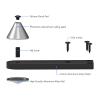 BONKZEBU Standing Speaker Spike Feet, Shockproof Adjustable Aluminum Alloy Isolation Feet for Speakers, with Fixing Screws, for Bookshelf Subwoofer Amplifier 4pcs view 4